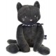 Peluche chat mÉloÉ anthracite 37cm - maÏlou - fabrication franÇaise-3701221502607-lilojouets-questembert-muzillac-morbihan