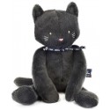 PELUCHE CHAT MÉLOÉ ANTHRACITE 37CM - MAÏLOU - FABRICATION FRANÇAISE