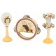 Pack musical hÉrisson avec maraca hochet tambourin en bois dÈs 18 mois - ulysse-3760111716203-lilojouets-questembert-muzillac-mo