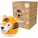 VEILLEUSE TIGROU CALINOU 6CM 9 COULEURS - MUSIQUE ET BRUIT BLANC - RECHARGEABLE