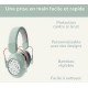 Casque anti-bruit kidynoise vert - pour enfant 5-12 ans - kidywolf-5407009181412-lilojouets-questembert-muzillac-morbihan