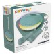 Enceinte karaokÉ portable vert bluetooth avec 2 micros - rechargeable - kidywolf-5407009181788-lilojouets-questembert-muzillac-m