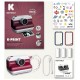 Appareil photo avec imprimante - rechargeable usb-c - k-print bordeaux kidywolf-5407009182693-lilojouets-questembert-muzillac-mo