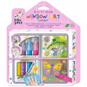PACK PEINTURE POUR VITRE 4 COULEURS CIRE D'ABEILLE - WINDOW ART JARDIN DÈS 3 ANS