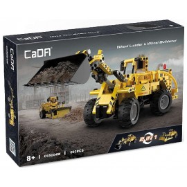 C65004W CHARGEUR BULLDOZER 2EN1 - 693 PIÈCES - DÈS 8 ANS - CADA-6948061927581-Lilojouets-Questembert-Muzillac-Morbihan