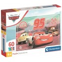 PUZZLE CARS DISNEY PIXAR 60 PIÈCES 34X24CM - SUPERCOLOR CLEMENTONI