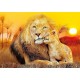 Puzzle lion et lionne calin 180 piÈces 48x33cm - supercolor clementoni-8005125297856-lilojouets-questembert-muzillac-morbihan