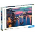PUZZLE MAGNIFIQUE GRAND CANAL DE VENISE ITALIE 2000 PIÈCES 98X67CM - CLEMENTONI