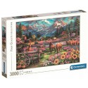 PUZZLE CHEVAUX LIBRES DE VOYAGER 3000 PIÈCES 119X85CM - CLEMENTONI