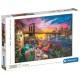 Puzzle coucher de soleil balcon manhattan 3000 piÈces 119x85cm - clementoni-8005125335527-lilojouets-questembert-muzillac-morbih