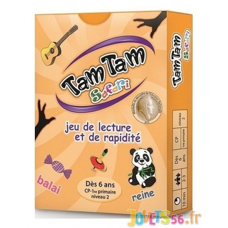 JEU TAM TAM SAFARI CP NIVEAU 2 - Jouets56.fr - Magasins Jouets SAJOU du Morbihan en Bretagne