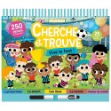 CARNET CHERCHE ET TROUVE VIVE LE FOOT - 25 PAGES - DÈS 3 ANS - AUZOU 