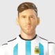 Figurine messi 20cm articulÉ avec maillot football argentine - action figure-3760046781819-lilojouets-questembert-muzillac-morbi