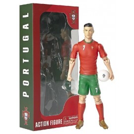 FIGURINE RONALDO 20CM ARTICULÉ AVEC MAILLOT FOOTBALL DU PORTUGAL - ACTION FIGURE-3760046781826-Lilojouets-Questembert-Muzillac-M