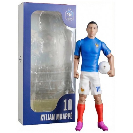 FIGURINE KYLIAN MBAPPÉ 20CM ARTICULÉ AVEC MAILLOT FOOTBALL FRANCE-3760046781918-Lilojouets-Questembert-Muzillac-Morbihan