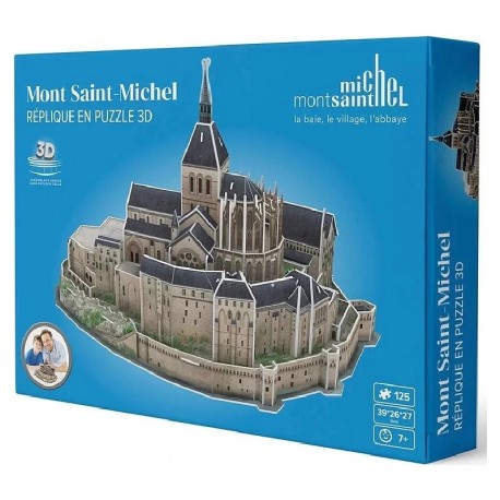 MAQUETTE MONT SAINT-MICHEL - RÉPLIQUE 3D 39X26X27CM - 90 PIÈCES-3760046782885-Lilojouets-Questembert-Muzillac-Morbihan