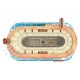 Maquette fort boyard - rÉplique 3d 32x18x17cm - 141 piÈces-3760046782892-lilojouets-questembert-muzillac-morbihan