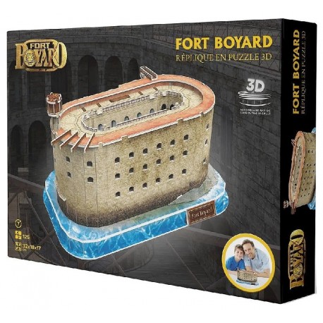 MAQUETTE FORT BOYARD - RÉPLIQUE 3D 32X18X17CM - 141 PIÈCES-3760046782892-Lilojouets-Questembert-Muzillac-Morbihan
