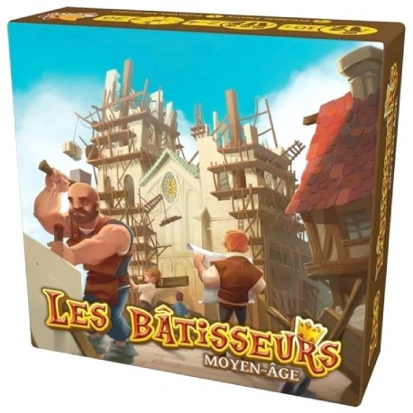 JEU LES BATISSEURS MOYEN-ÂGE - JEU DE GESTION DE RESSOURSES DÈS 10 ANS - BOMBYX-3770000010657-Lilojouets-Questembert-Muzillac-Mo