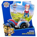 VÉHICULE 15CM ET FIGURINE RYDER 8CM - PAT PATROUILLE