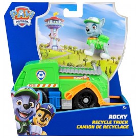 VÉHICULE 15CM ET FIGURINE ROCKY 6CM - PAT PATROUILLE-0681147037526-Lilojouets-Questembert-Muzillac-Morbihan