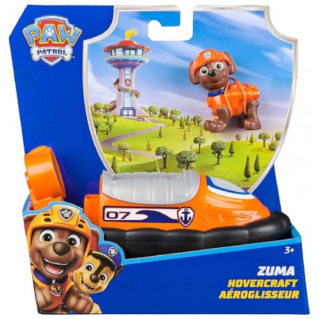 VÉHICULE 15CM ET FIGURINE ZUMA 6CM - PAT PATROUILLE-0681147037762-Lilojouets-Questembert-Muzillac-Morbihan