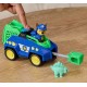 Voiture police 20cm avec figurines chase et dino - dino rescue pat patrouille-0681147110106-lilojouets-questembert-muzillac-morb