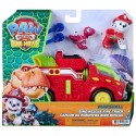 CAMION POMPIER 20CM AVEC FIGURINES MARCUS ET DINO - DINO RESCUE PAT PATROUILLE