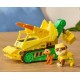 Bulldozer 20cm avec figurines ruben et dino - dino rescue pat patrouille-0681147110236-lilojouets-questembert-muzillac-morbihan
