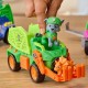 Camion recyclage 20cm avec figurines rocky et dino - dino rescue pat patrouille-0681147110250-lilojouets-questembert-muzillac-mo