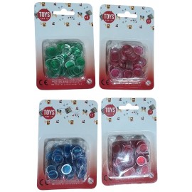 PACK 100 PIONS MAGNETIQUES 17MM - JETONS POUR LOTO BINGO - ASST-3120370732947-Lilojouets-Questembert-Muzillac-Morbihan
