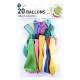 Sachet 20 ballons multicolores 25cm en latex a gonfler - fabriquÉ en france-3457000000368-lilojouets-questembert-muzillac-morbih