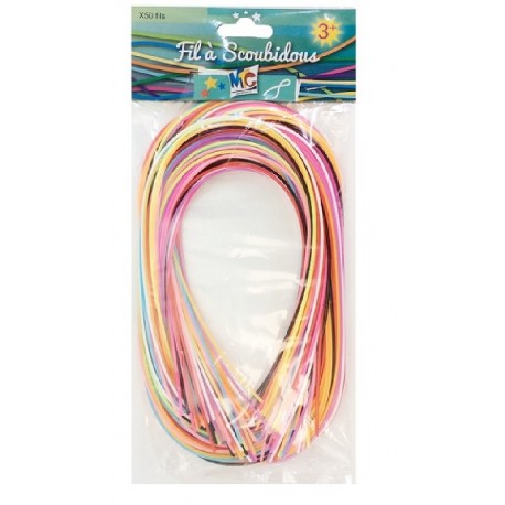 SACHET 50 FILS 80CM A SCOUBIDOU-3760263943694-Lilojouets-Questembert-Muzillac-Morbihan