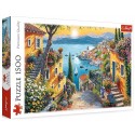 PUZZLE VUE SUR LA MER 1500 PIÈCES 85X58CM - TREFL
