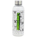 GOURDE MINECRAFT - BOUTEILLE TRANSPARENTE EN PLASTIQUE 850ML 22CM