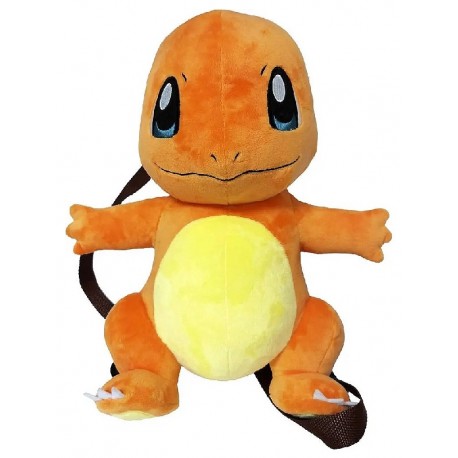 PETIT SAC A DOS SALAMECHE - PELUCHE POKEMON 35CM-8426842051215-Lilojouets-Questembert-Muzillac-Morbihan