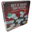 JEU TRAIN MEXICAIN - JEU DE DOMINOS BOITE EN MÉTAL DÈS 6 ANS - AMBASSADOR