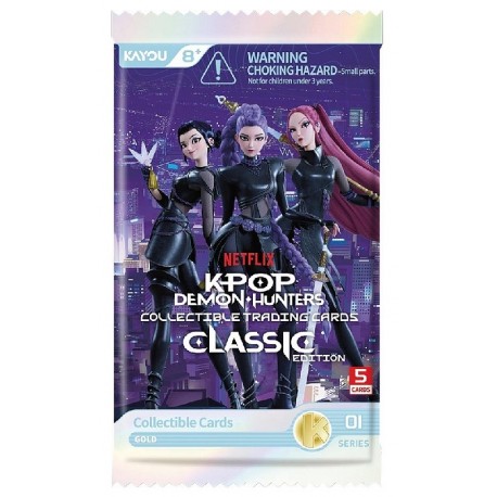 BOOSTER 5 CARTES K-POP DEMON HUNTERS - CLASSIC EDITION - KAYOU-6937187415690-Lilojouets-Questembert-Muzillac-Morbihan