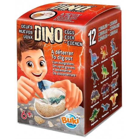 OEUF DINOSAURE SURPRISE A DETERRER 8CM - DÈS 6 ANS - BUKI-3700802102052-Lilojouets-Questembert-Muzillac-Morbihan