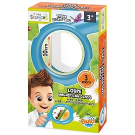 LOUPE 10CM - GROSSISSEMENT X2 X3 X4 - DÈS 3 ANS - MINI SCIENCES BUKI-3700802102113-Lilojouets-Questembert-Muzillac-Morbihan