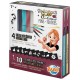 Pack 4 feutres cosmÉtiques dorÉs avec 10 pochoirs - professional studio tattoos-3700802106081-lilojouets-questembert-muzillac-mo