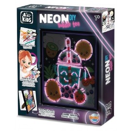 COFFRET CADRE NÉON BUBBLE TEA LUMINEUX - 4ALLKIDS BUKI-3700802106678-Lilojouets-Questembert-Muzillac-Morbihan