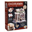 DIORAMA LA LIBRAIRIE - MAQUETTE EN BOIS 148 PIÈCES AVEC MODULE LUMINEUX