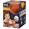 KIT PLANÈTE A CREUSER 8CM - MARS - DIG A PLANET - BUKI