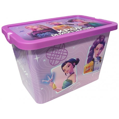 BOITE DE RANGEMENT K-POP DEMON HUNTERS - 28X20X19CM 7L-8412497978717-Lilojouets-Questembert-Muzillac-Morbihan