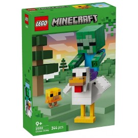 21582 LA POULE CHEVAUCHÉE - 344 PIÈCES - LEGO MINECRAFT-5702018262146-Lilojouets-Questembert-Muzillac-Morbihan