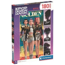 PUZZLE K-POP DEMON HUNTERS 180 PIÈCES 48X33CM - SUPERCOLOR CLEMENTONI-8005125217618-Lilojouets-Questembert-Muzillac-Morbihan