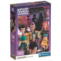 PUZZLE K-POP DEMON HUNTERS 500 PIÈCES 36X49CM AVEC POSTER - CLEMENTONI