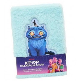 CARNET PELUCHE BLEU K-POP DEMON HUNTERS 15X21CM 80 PAGES-8412688654529-Lilojouets-Questembert-Muzillac-Morbihan