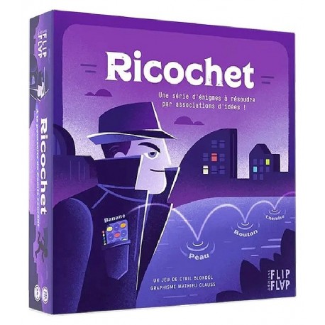 JEU RICOCHET 1 - A LA POURSUITE DU COMTE COURANT - JEU D'ÉNIGMES DÈS 14 ANS-3770003715139-Lilojouets-Questembert-Muzillac-Morbih